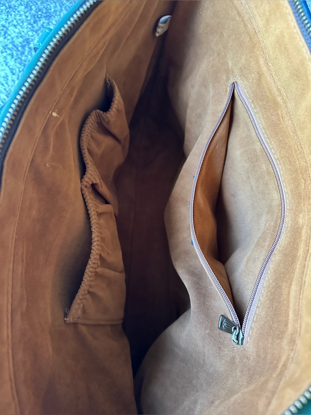 Patricia Nash Sage Green Verzi Leather Tote - Picture 5 of 5